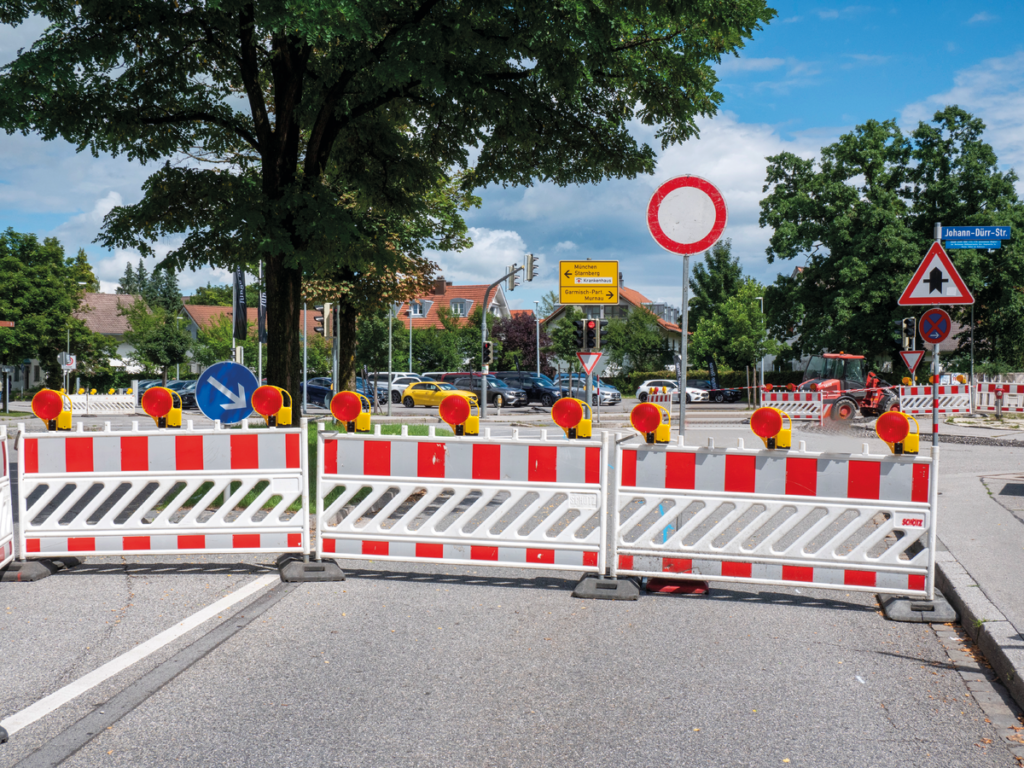 Eine den Richtlinien entsprechende Baustelle
